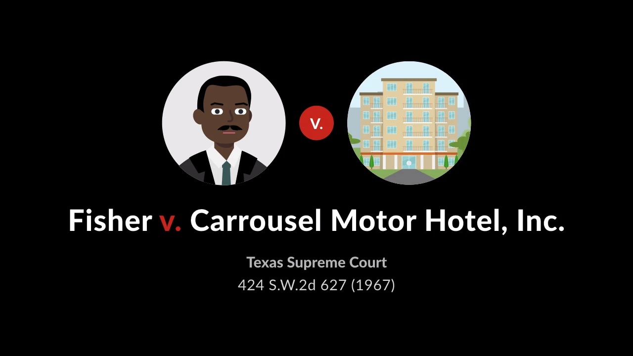 Fisher v carrousel motor hotel case brief