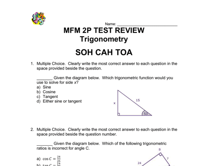 Trigonometry section 7.5/7.6 answer key