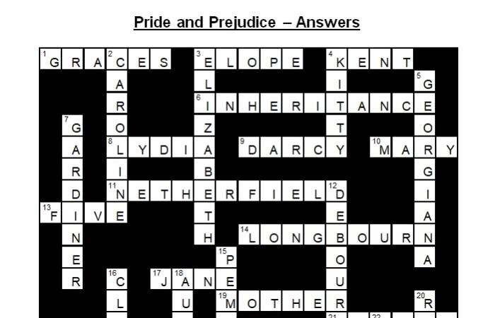 Pride and prejudice suitor crossword