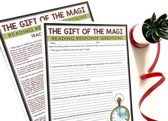 The gift of the magi question answers