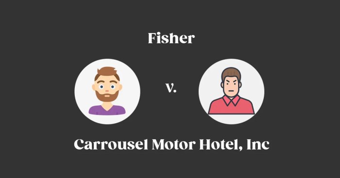 Fisher v carrousel motor hotel case brief