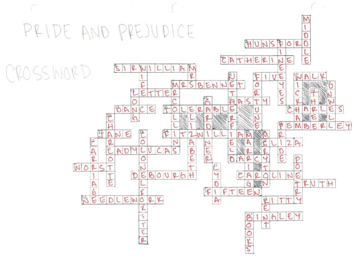 Pride and prejudice suitor crossword