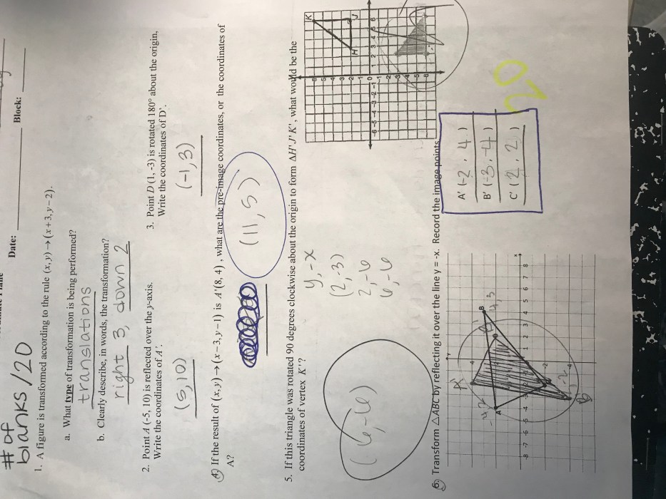 Tools of geometry unit test part 1