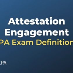 In performing an attestation engagement a cpa typically