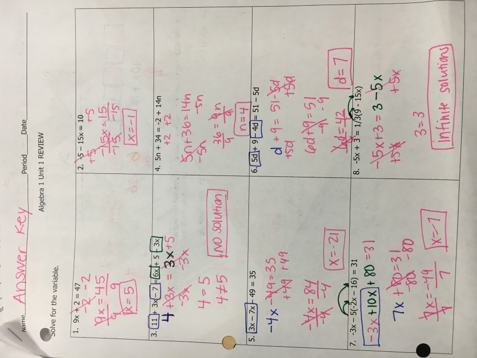 Unit 1 equations and inequalities homework 2 expressions and operations