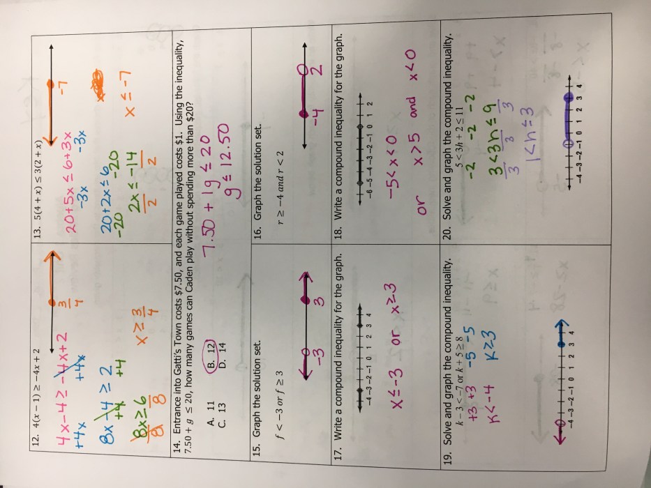 Unit 1 equations and inequalities homework 2 expressions and operations