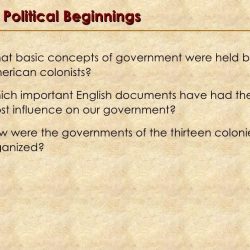 Our political beginnings worksheet answers