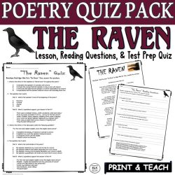 Edgar allan poe's the raven worksheet read write think answers